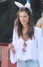 ALESSANDRA AMBROSIO at An Easter Party in Brentwood