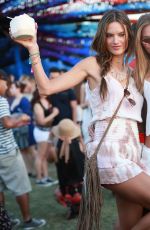 ALESSANDRA AMBROSIO at Coachella Valley Music Festival, Day 3