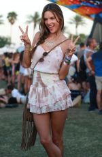 ALESSANDRA AMBROSIO at Coachella Valley Music Festival, Day 3