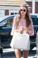 ALESSANDRA AMBROSIO in Shorts Leaves Brentwood Country Market