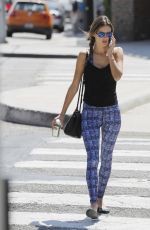 ALESSANDRA AMBROSIO Leaves a Yoga Class in Brentwood