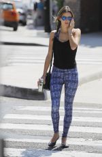 ALESSANDRA AMBROSIO Leaves a Yoga Class in Brentwood