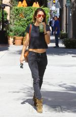 ALESSANDRA AMBROSIO Out and About in Beverly Hills