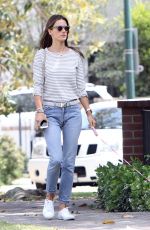 ALESSANDRA AMBROSIO Out and About in Brentwood 04/23/2015