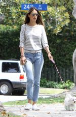 ALESSANDRA AMBROSIO Out and About in Brentwood 04/23/2015