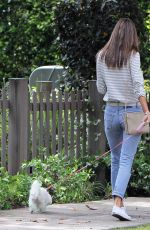 ALESSANDRA AMBROSIO Out and About in Brentwood 04/23/2015