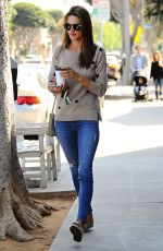ALESSANDRA AMBROSIO Out for Coffee in Brentwood 04/20/2015