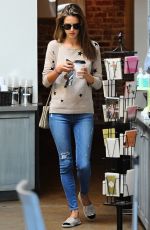 ALESSANDRA AMBROSIO Out for Coffee in Brentwood 04/20/2015