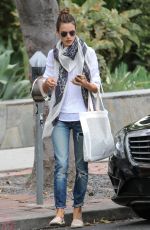 ALESSANDRA AMBROSIO Out in West Hollywood 04/22/2015