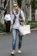ALESSANDRA AMBROSIO Out in West Hollywood 04/22/2015