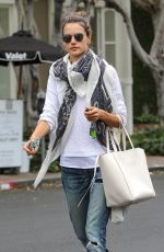 ALESSANDRA AMBROSIO Out in West Hollywood 04/22/2015