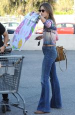ALESSANDRA AMBROSIO Out Shoppin in Santa Monica