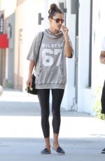 ALESSANDRA AMBROSIO Out Shopping in Santa Monica