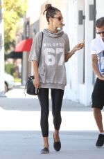 ALESSANDRA AMBROSIO Out Shopping in Santa Monica