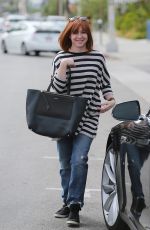 ALYSON HANNIGAN Out Shopping in Beverly Hills 04/21/2015
