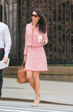 AMAL CLOONEY Out and About in New York