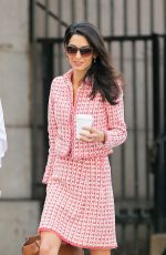 AMAL CLOONEY Out and About in New York