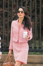 AMAL CLOONEY Out and About in New York