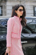 AMAL CLOONEY Out and About in New York