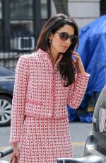 AMAL CLOONEY Out and About in New York