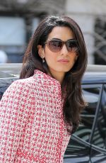 AMAL CLOONEY Out and About in New York