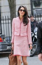 AMAL CLOONEY Out and About in New York