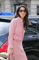AMAL CLOONEY Out and About in New York