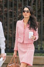 AMAL CLOONEY Out and About in New York