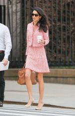AMAL CLOONEY Out and About in New York