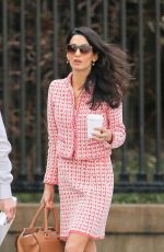 AMAL CLOONEY Out and About in New York