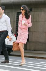 AMAL CLOONEY Out and About in New York