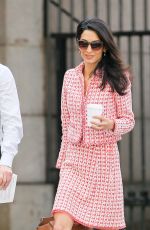 AMAL CLOONEY Out and About in New York