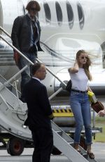 AMBER HEARD and Johnny Depp Arrives at Airport in Brisbane