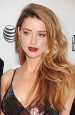 AMBER HEARD at When I Live My Life Over Again Premiere at TFF in New York
