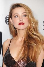 AMBER HEARD at When I Live My Life Over Again Premiere at TFF in New York
