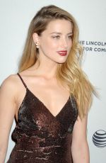 AMBER HEARD at When I Live My Life Over Again Premiere at TFF in New York