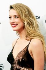 AMBER HEARD at When I Live My Life Over Again Premiere at TFF in New York
