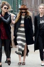 AMBER HEARD Out and About in New York 04/17/2015