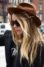 AMBER HEARD Out and About in New York 04/17/2015