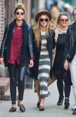 AMBER HEARD Out and About in New York 04/17/2015