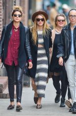 AMBER HEARD Out and About in New York 04/17/2015
