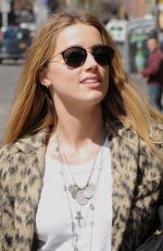 AMBER HEARD Out and About in New York