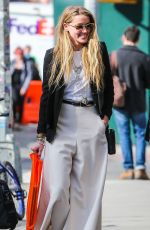 AMBER HEARD Out Shopping in New York