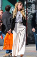 AMBER HEARD Out Shopping in New York
