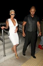 AMBER ROSE Arrives at Playground at Hilton in Liverpool