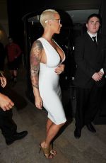 AMBER ROSE Arrives at Playground at Hilton in Liverpool