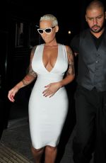 AMBER ROSE Arrives at Playground at Hilton in Liverpool