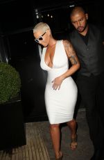 AMBER ROSE Arrives at Playground at Hilton in Liverpool