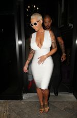 AMBER ROSE Arrives at Playground at Hilton in Liverpool