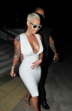 AMBER ROSE Arrives at Playground at Hilton in Liverpool